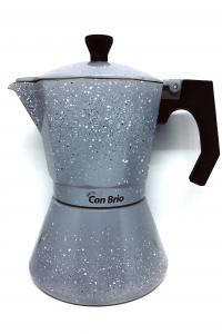 Гейзерна кавоварка Con Brio на 6 чашок (індукція) (53114)
