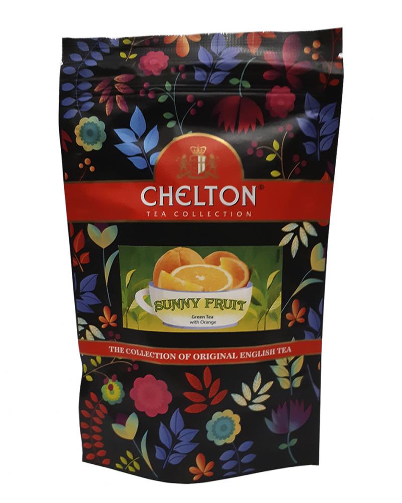 Чай зеленый с ароматом цитрусов и клубники Chelton Sunny Fruit 90 г (52951)