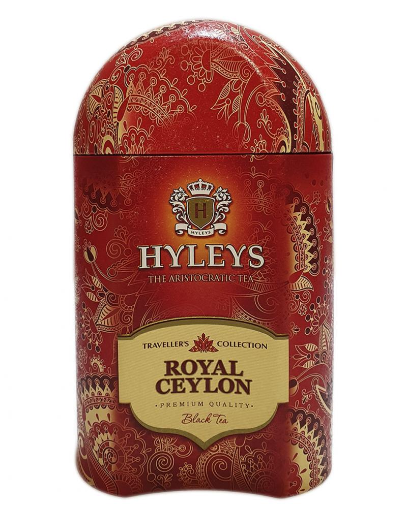 Чай Hyleys Роял Цейлон чорний в металевій банці 100 г (54267)