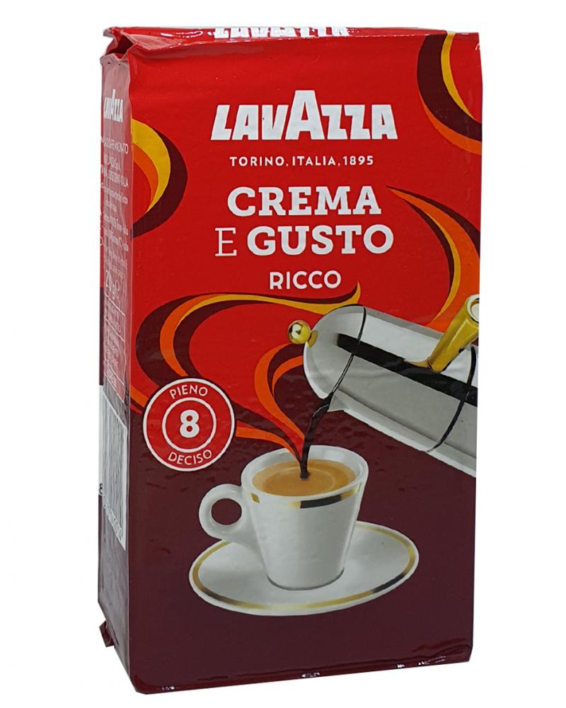Кава Lavazza Crema e Gusto Ricco мелена 250 г внутрішній ринок (23)