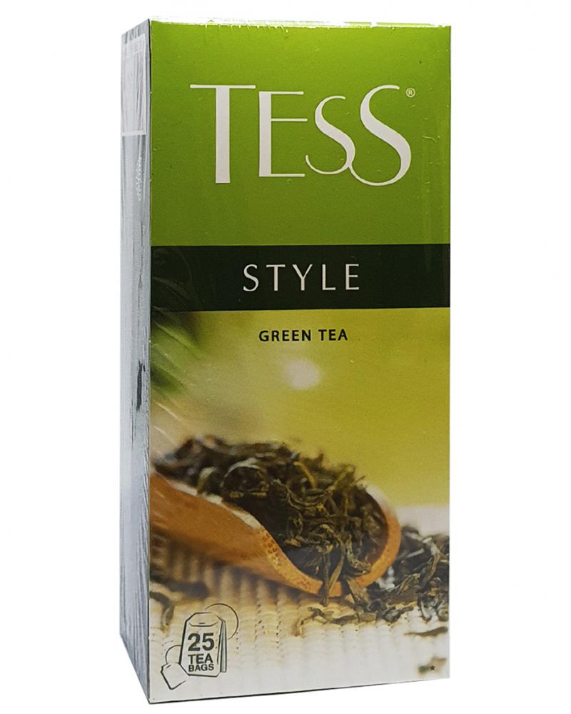 Чай Tess Style китайский зеленый в пакетиках 25 шт х 2 г (725)