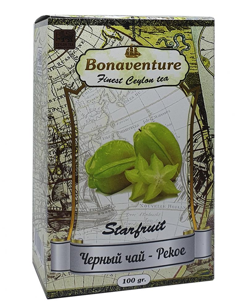 Чай Bonaventure Starfruit чорний з карамболем 100 г (1750)
