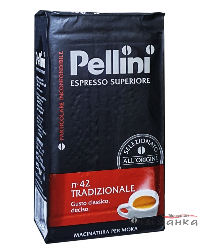 Кофе Pellini Espresso Superiore n.42 Tradizionale молотый 250 г (127)