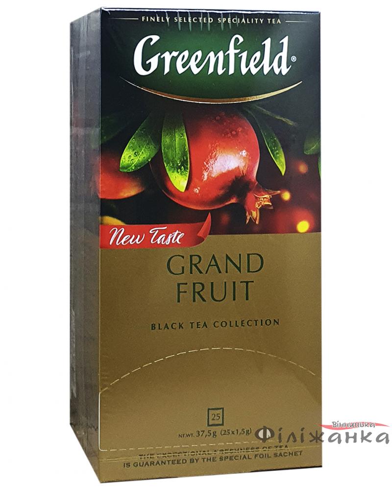 Чай Greenfield Grand Fruit чорний з ароматом гранату в пакетиках 25 шт х 1,5 г (53415)