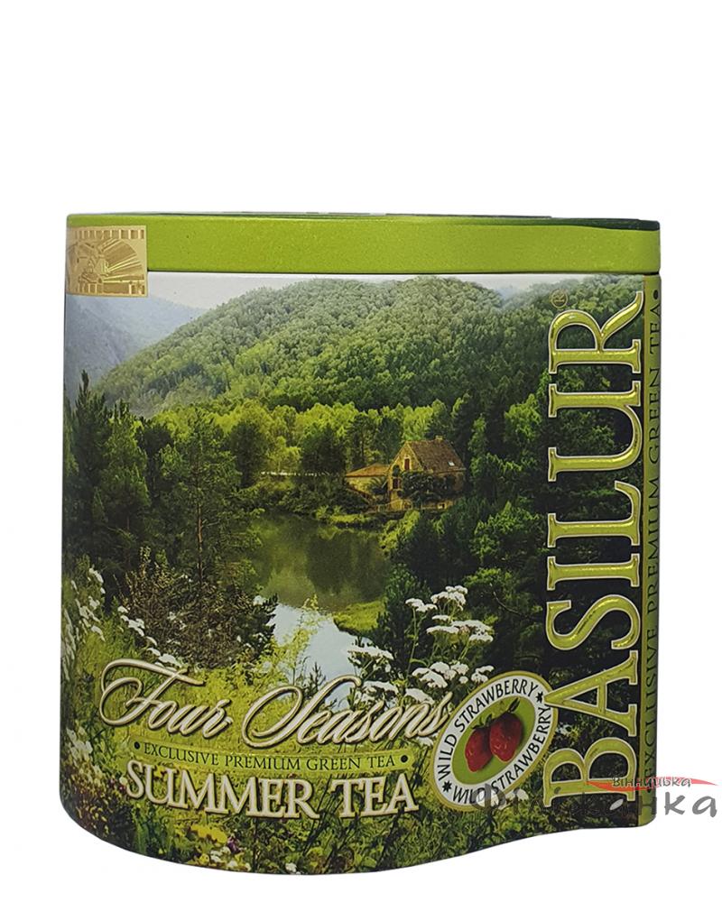 Чай Basilur зелений цейлонський Four Seasons Літній 100 г ж/б (55196)