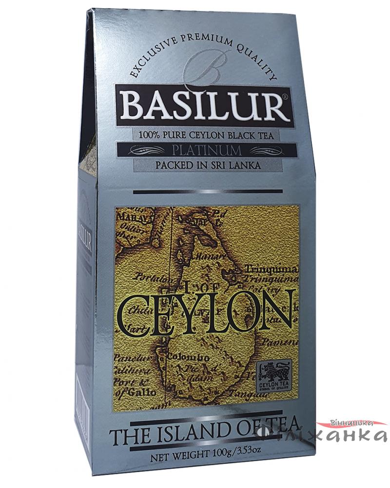 Чай Basilur чорний Острів Цейлон Платинум 100 г (54913)