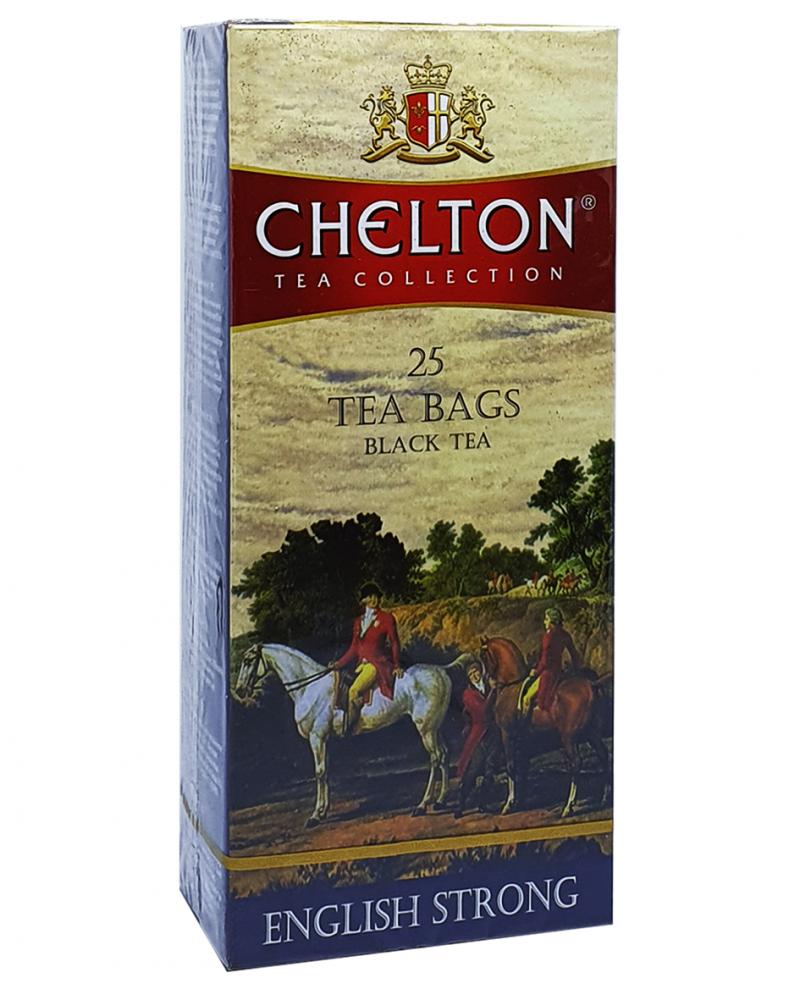 Чай чорний в пакетиках Chelton Англійський міцний 25 шт х 1,5 г (52320)