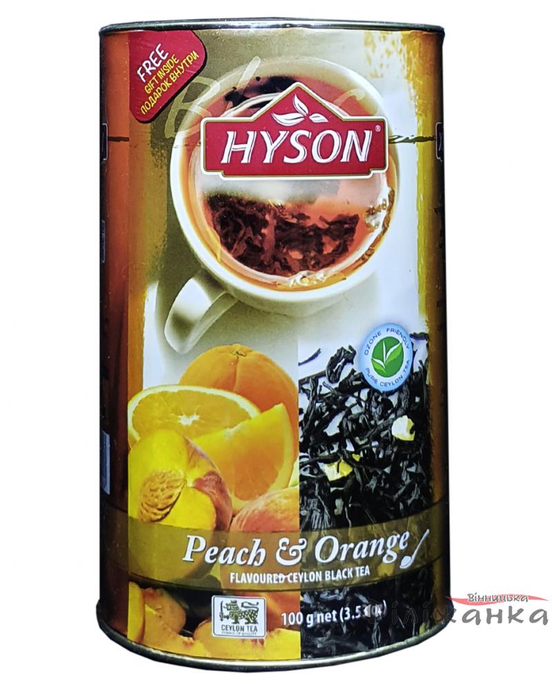 Чай Hyson чорний з ароматом персика і апельсина Peach & Orange 100 г  (53479)