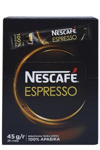 Кофе Nescafe Espresso 100% арабика растворимый в стиках 25 х 1,8 г (497)