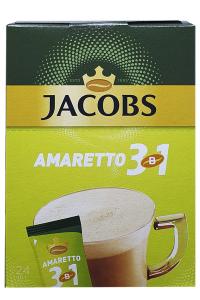 Кава Jacobs Amaretto 3в1 в стиках 24 х 12,5 г (52915)