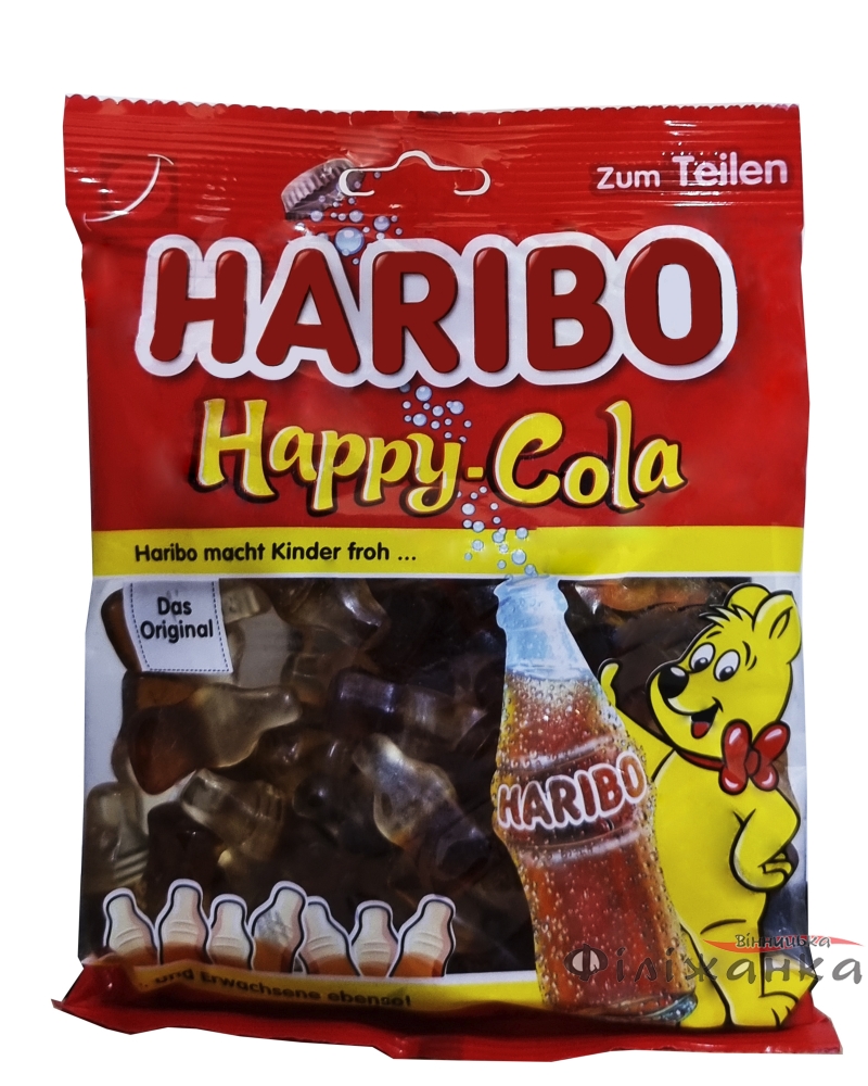 Желейні цукерки Haribo Happy Cola 200 г (57013)