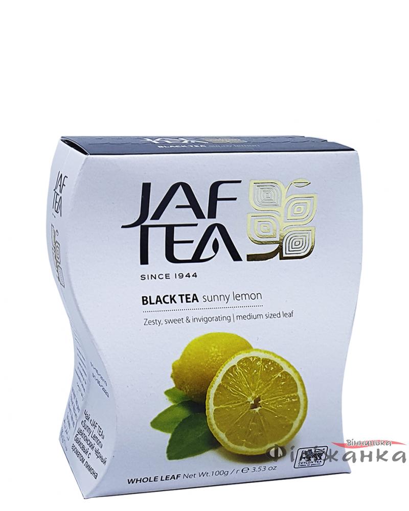 Чай Jaf Tea sunny lemon чорний з ароматом лимона 100 г (53073)