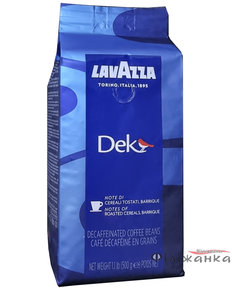 Кофе Lavazza Caffe Decaffeinato в зернах без кофеина 500 г (55495)