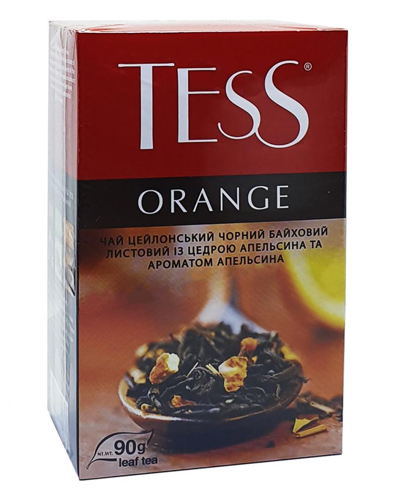 Чай Tess Orange чорний з цедрою апельсину 90 г (52513)