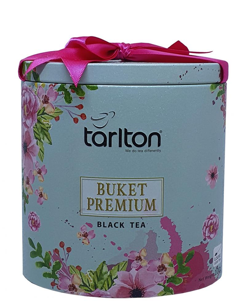 Чай Tarlton BUKET PREMIUM Букет Премиум черный цейлонский листовой FBOP в металлической банке 100 г (53578)