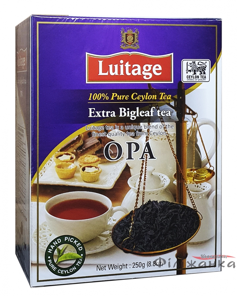Чай Luitage OPA чорний крупнолистовий 250 г (53675)