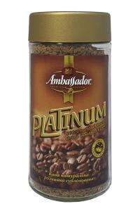 Кофе растворимый Ambassador Platinum 95 г в стеклянной банке (53212)