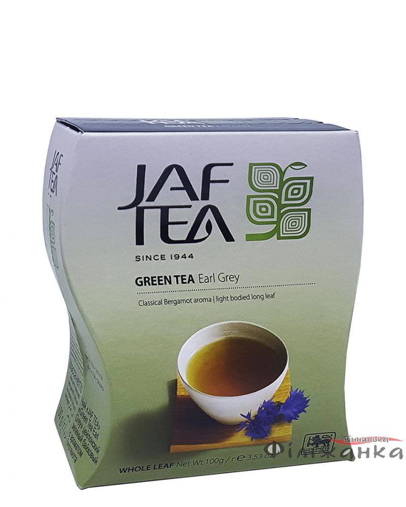 Чай бергамота Jaf Tea Earl Grey зелений з ароматом 100 г (53435)