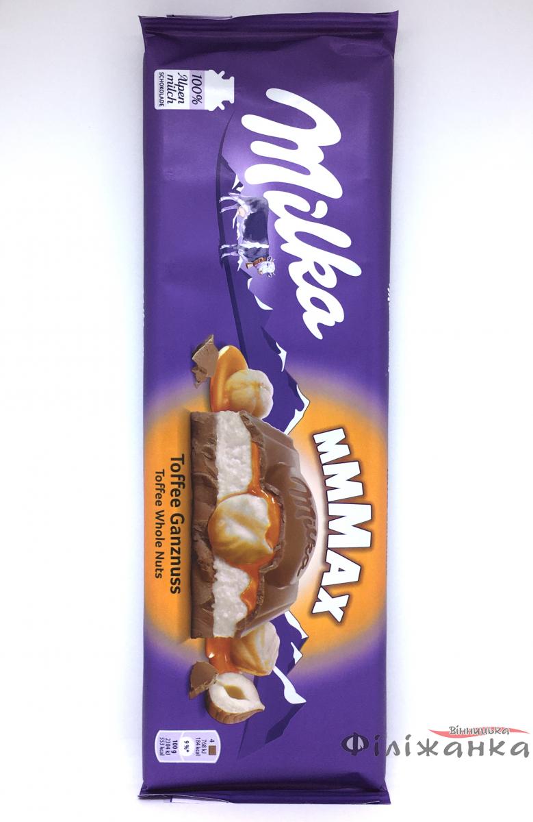 Шоколад Milka mmMax Toffee Whole Nuts 300 г (55253)