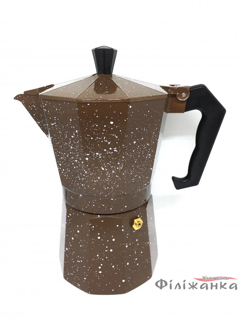 Гейзерная кофеварка "Alu-браун" 6 чашек (55489)