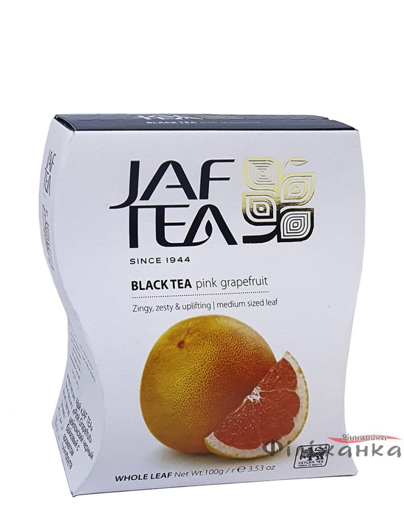 Чай Jaf Tea pink grapefruit черный с ароматом грейпфрута 100 г (53071)