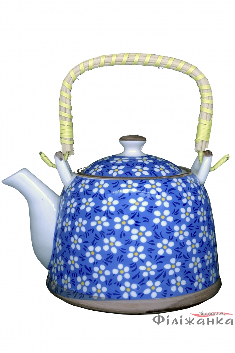 Чайник керамический с ситом "Домашний" 900 мл (1688)