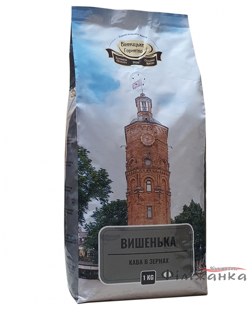 Кава Вінницьке горнятко Вишенька 60/40 зерно 1 кг (55593)