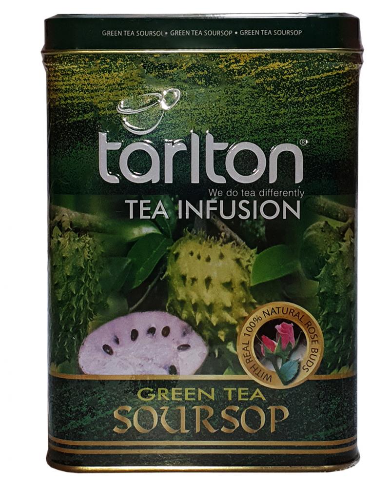 Чай зеленый с саусепом Tarlton Green tea Soursop 250 г  (52185)