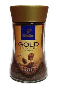 Кофе растворимый Tchibo Gold Selection 100 г в стеклянной банке (358)