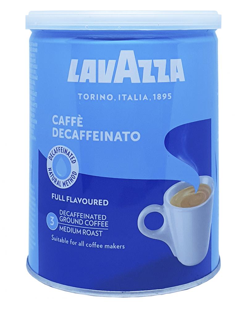 Кофе Lavazza Dek молотый без кофеина 250 г в металлической банке (54691)