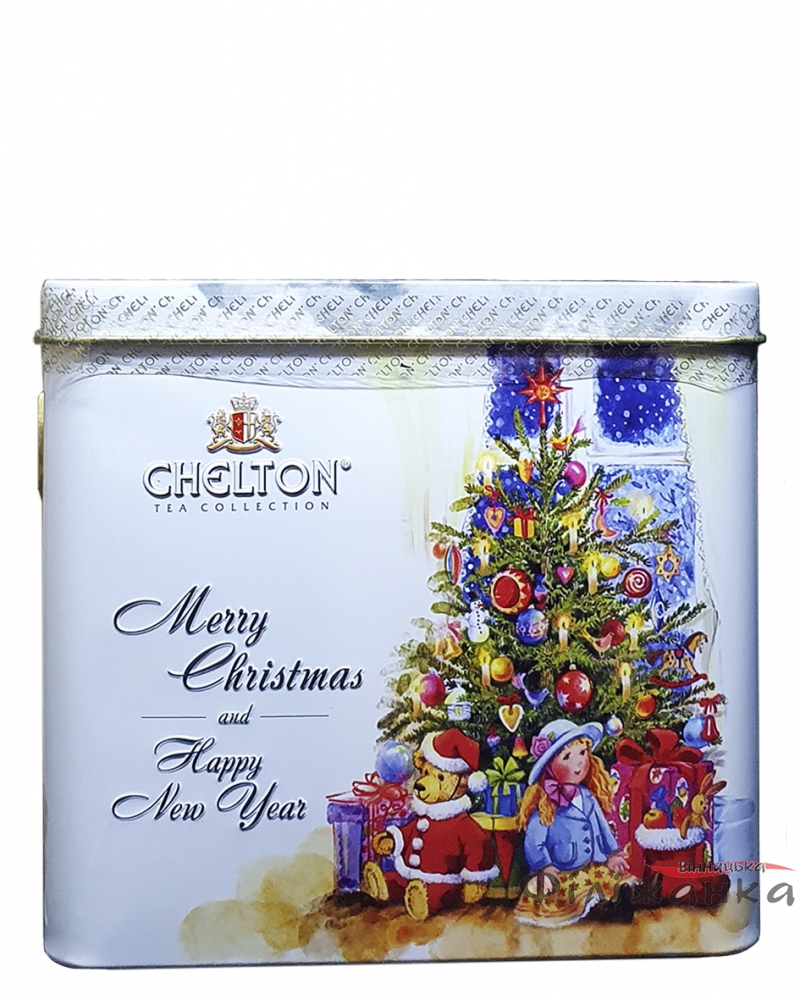 Чай черный крупнолистовой Chelton музыкальная шкатулка "С Новым Годом!" Ж/Б 100г (56353)