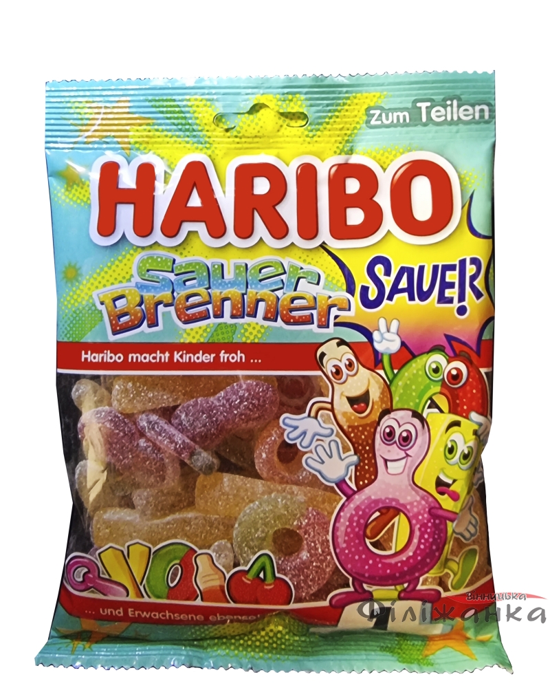 Желейні цукерки Haribo Sauer Brenner 175 г (56999)