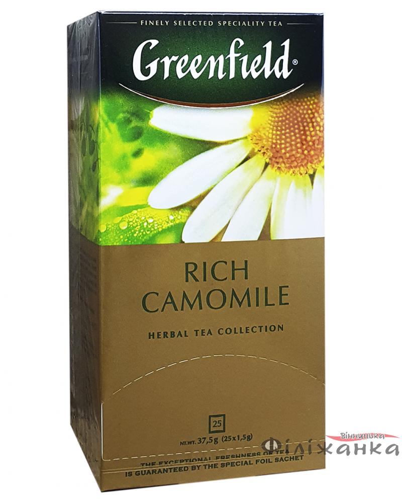 Чай Greenfield Rich Camomile травяной с ромашкой, яблоком и корицей в пакетиках 25 шт х 1,5 г (694)