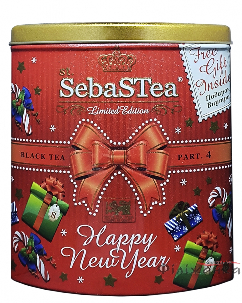 Чай чорний листовий ФБОП Unitea SebasTea Ж/Б 150 г (56326)