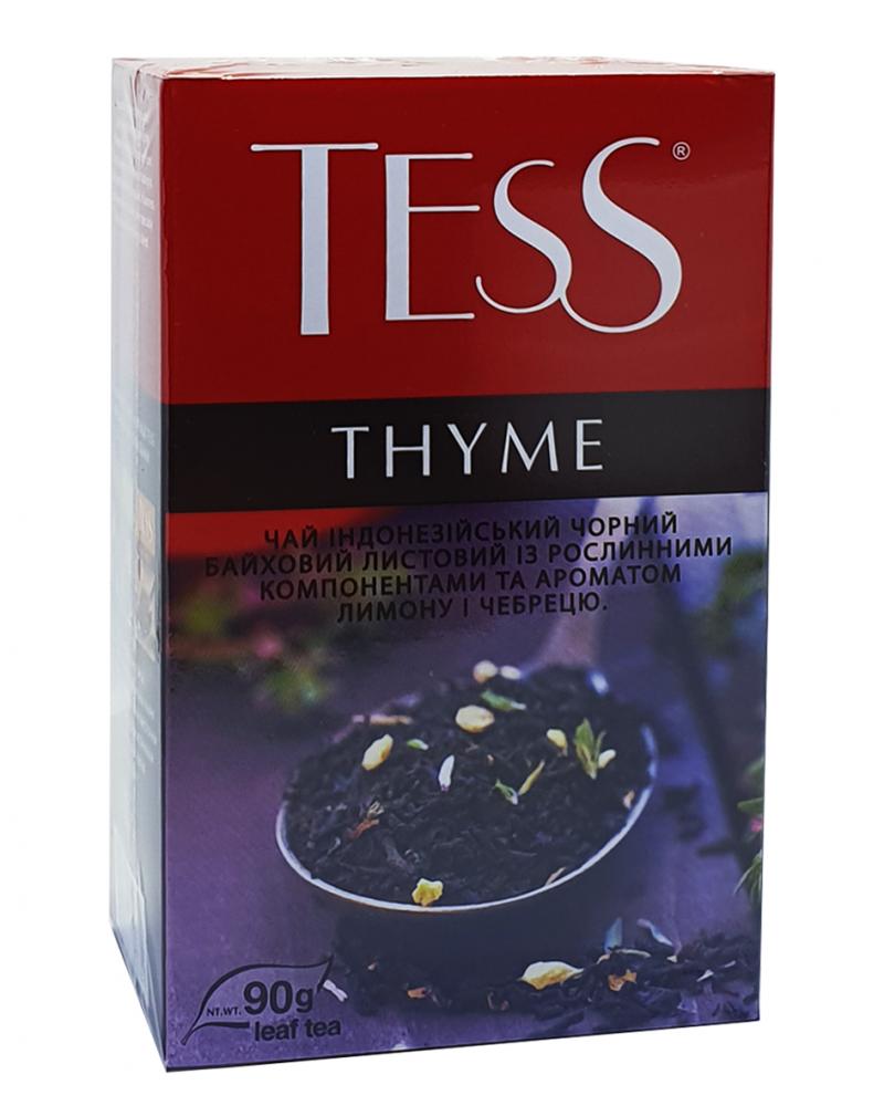 Чай Tess Thyme чорний з ароматом лимону і чебрецю 90 г (53230)