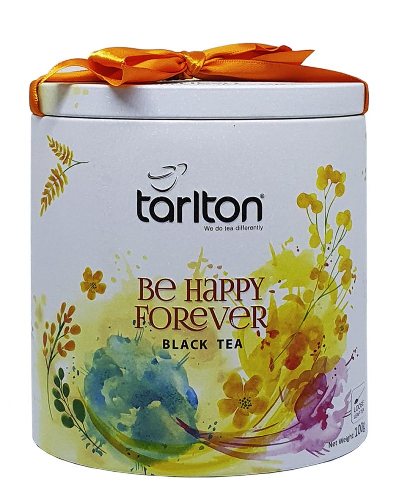 Чай Tarlton BE HAPPY FOREVER Щастя чорний OPA в металевій банці 100 г  (53579)