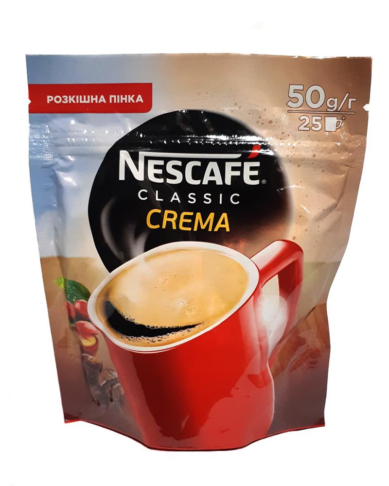 Кофе Nescafe Classic Crema растворимый 50 г (53216)