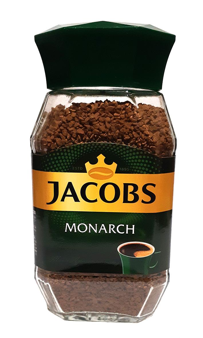 Кофе Jacobs Monarch растворимый 190 г в стеклянной банке (431)