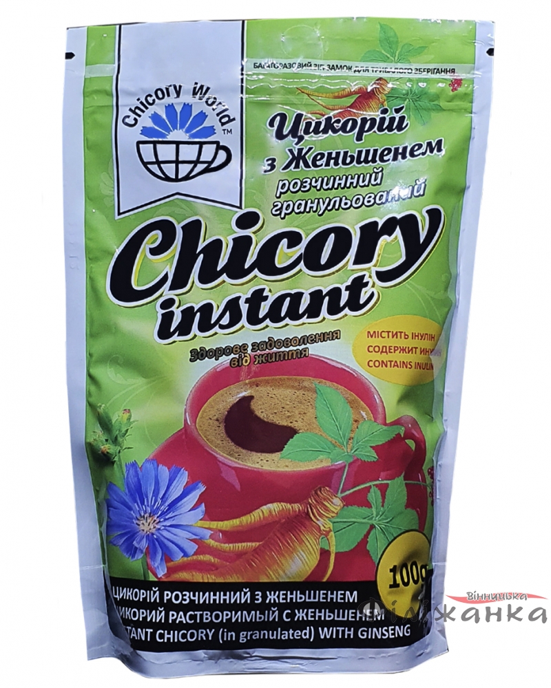 Цикорій Chicory World з женьшенем розчинний 100 г (53856)
