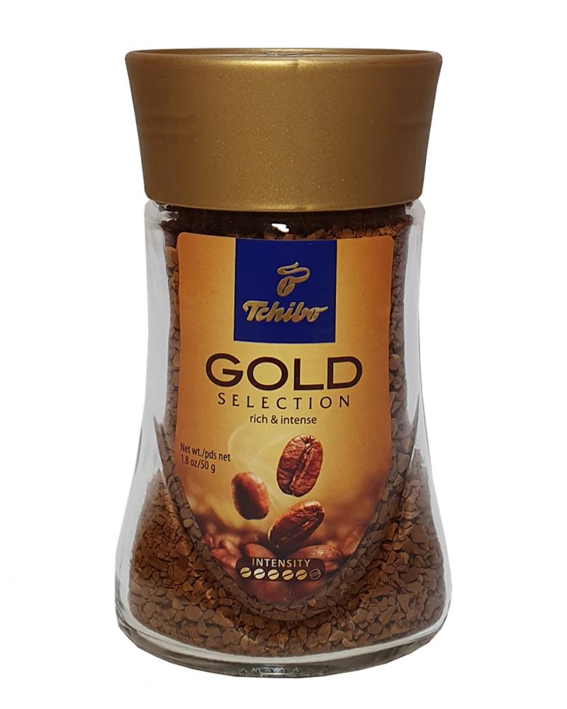 Кофе Tchibo Gold Selection растворимый 50 г в стеклянной банке (357)