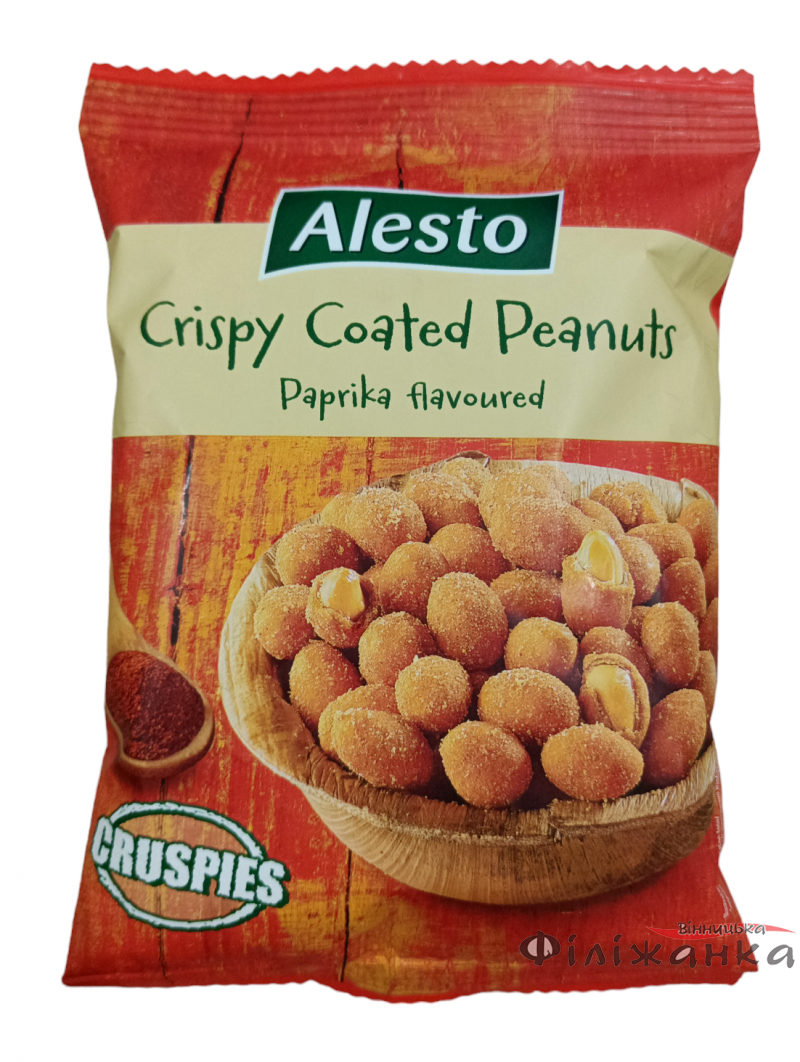 Арахіс Alesto Crispy Coated Peanut Paprika flavoured смажений зі смаком паприки 200 г (58883)