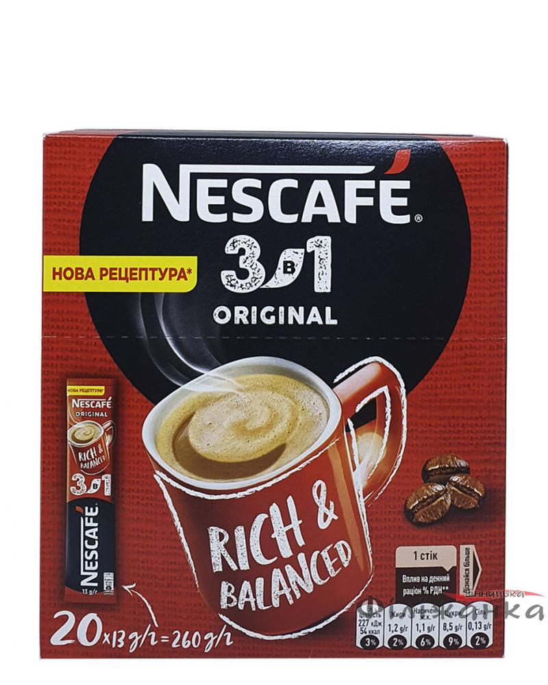 Кава Nescafe Original 3в1 в стіках (491)