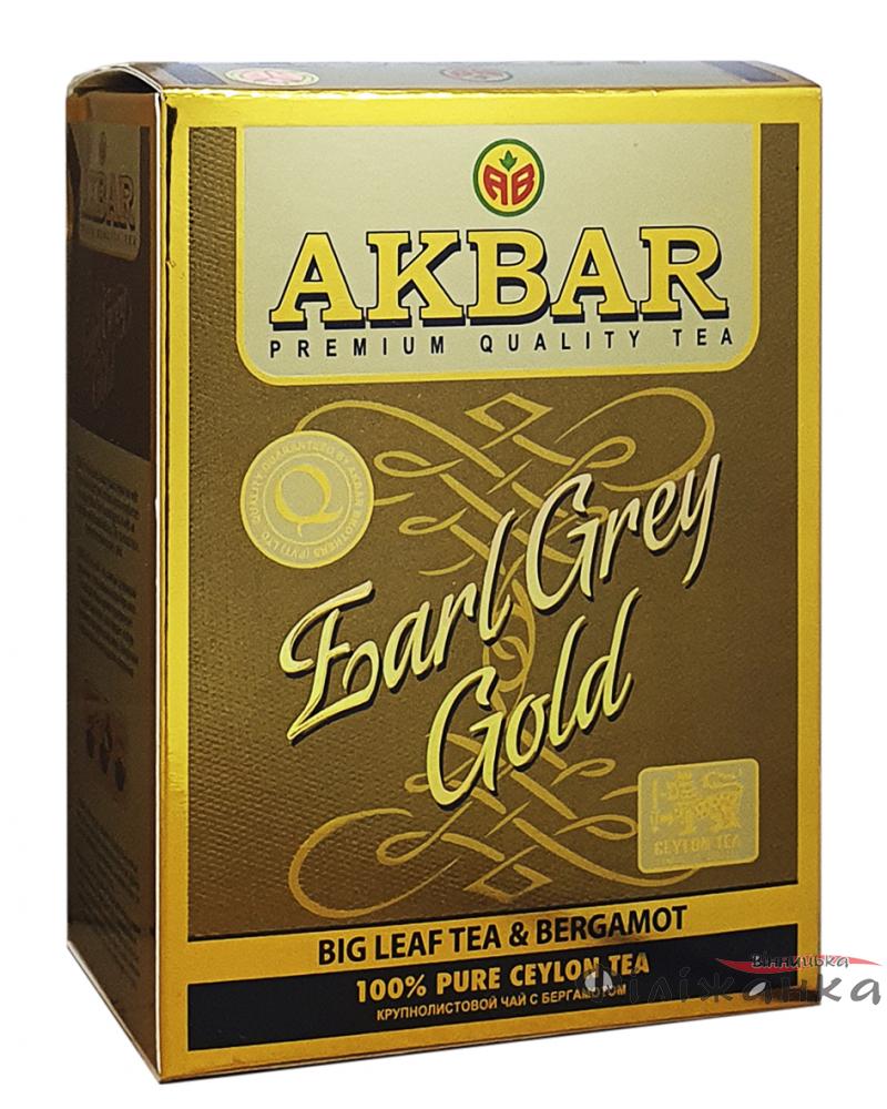 Чай Akbar Earl Grey Gold чорний 80 г (55834)
