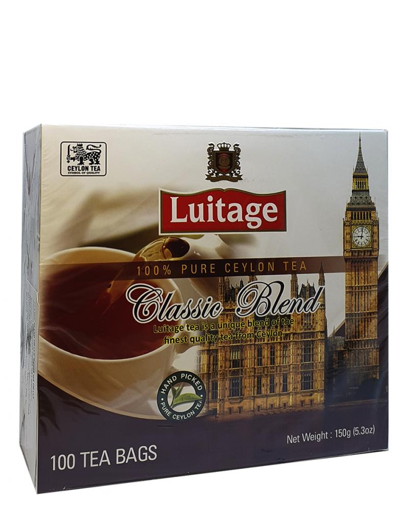 Чай Luitage Classic Blend Tea чорний в пакетиках 100 шт х 1.5 г (54720)