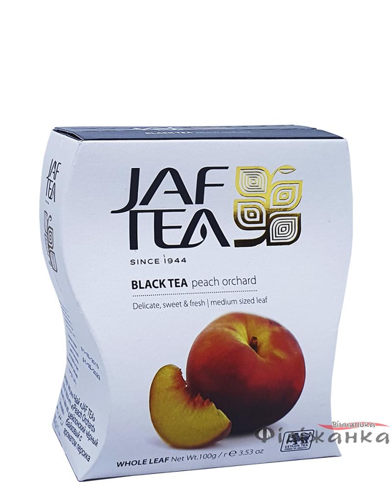 Чай Jaf Tea peach orchard черный с ароматом персика 100 г (53070)
