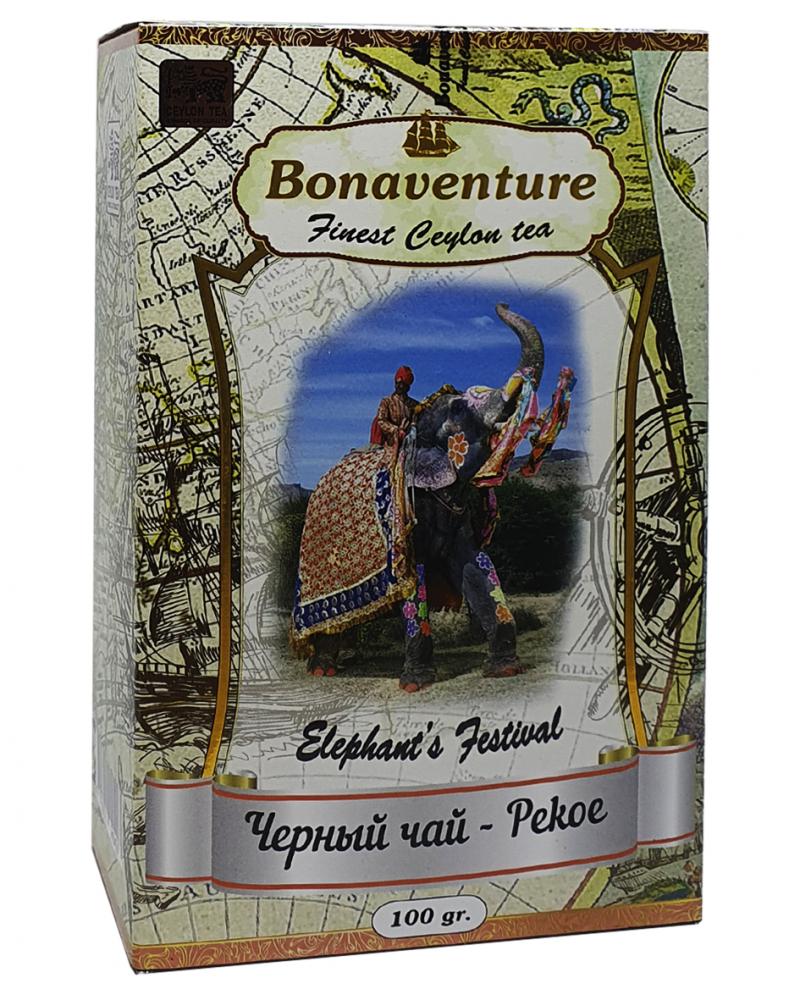 Чай Bonaventure Elephant's Festival чорний Pekoe 100 г (1743)