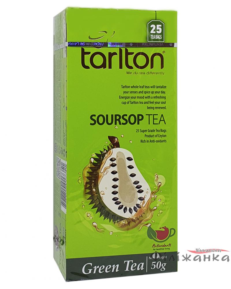 Чай зелений Tarlton Soursop Tea Зелений Саусеп 25 шт х 2 г