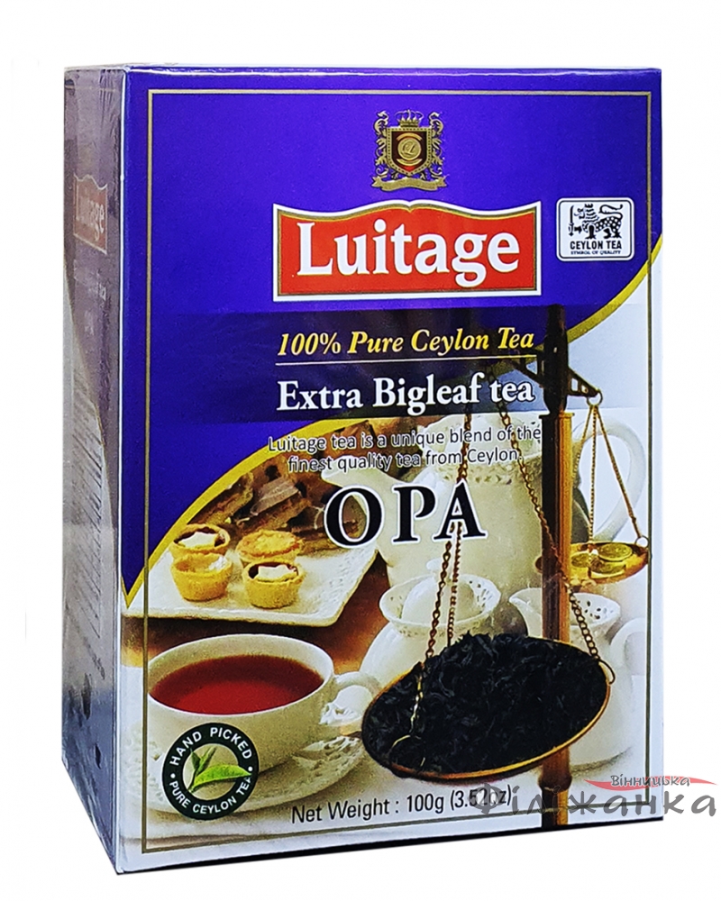 Чай Luitage OPA чорний крупнолистовий 100 г (52454)
