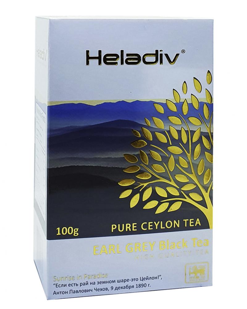 Чай черный с бергамотом Heladiv Earl Grey 100 г (1509)