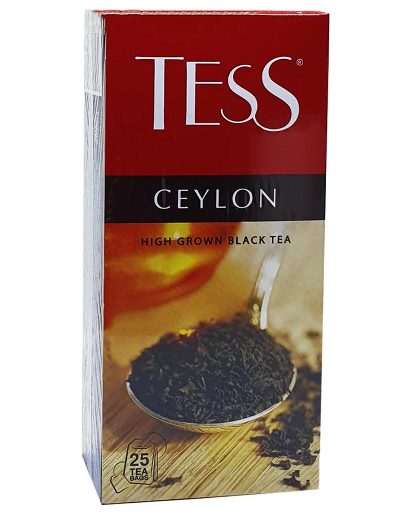 Чай tess шт. Чай Tess Цейлон 25 пакетиков. Тесс Цейлон черный 25. Чай черный Tess Ceylon. Tess Цейлон 100.